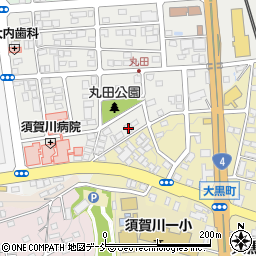 福島県須賀川市丸田町93周辺の地図