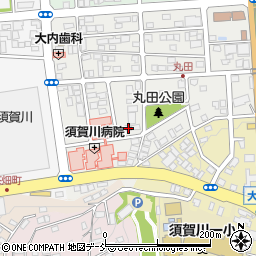福島県須賀川市丸田町66周辺の地図