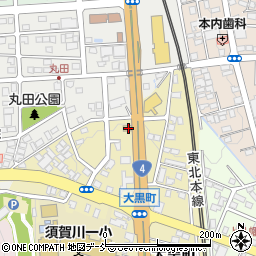 福島県須賀川市大黒町282周辺の地図