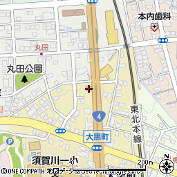 すき家須賀川店周辺の地図