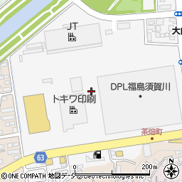 福島県須賀川市茶畑町周辺の地図