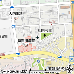 福島県須賀川市丸田町77周辺の地図