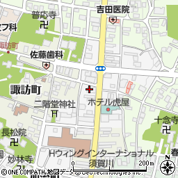 常陽銀行須賀川支店 ＡＴＭ周辺の地図
