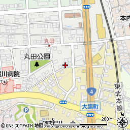 福島県須賀川市丸田町112周辺の地図