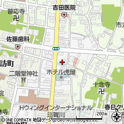 福島県須賀川市宮先町周辺の地図