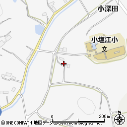 福島県須賀川市塩田小深田周辺の地図