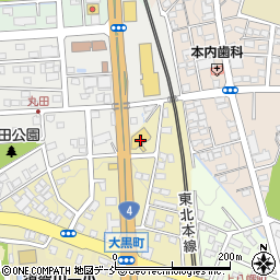 福島県須賀川市大黒町4周辺の地図