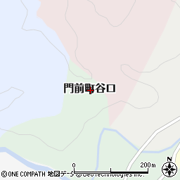 石川県輪島市門前町谷口周辺の地図