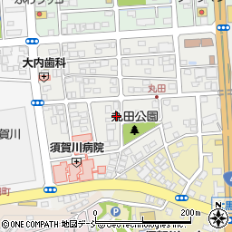 福島県須賀川市丸田町75周辺の地図
