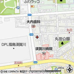 福島県須賀川市丸田町43周辺の地図