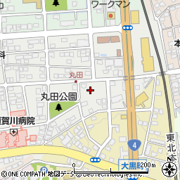 福島県須賀川市丸田町116周辺の地図