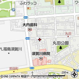 福島県須賀川市丸田町57周辺の地図