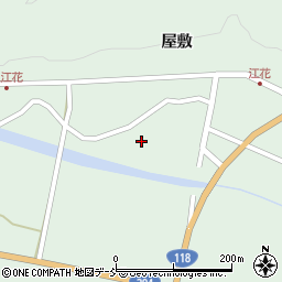 福島県須賀川市江花屋敷下周辺の地図