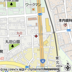 福島県須賀川市丸田町127周辺の地図