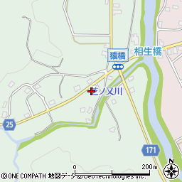 新潟県長岡市小国町横沢206周辺の地図