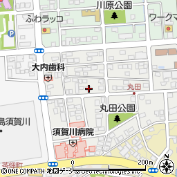 福島県須賀川市丸田町207周辺の地図