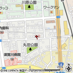 福島県須賀川市丸田町165周辺の地図