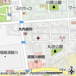 福島県須賀川市丸田町209周辺の地図
