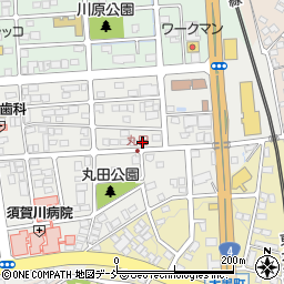 福島県須賀川市丸田町164周辺の地図