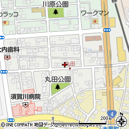 福島県須賀川市丸田町166周辺の地図
