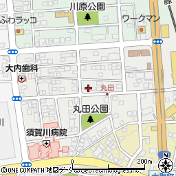 福島県須賀川市丸田町168周辺の地図