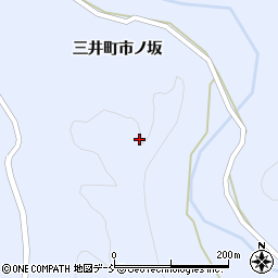 石川県輪島市三井町市ノ坂ウ周辺の地図