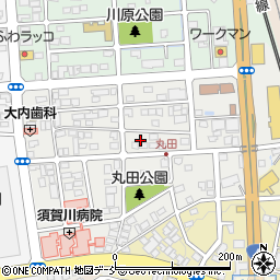 福島県須賀川市丸田町167周辺の地図