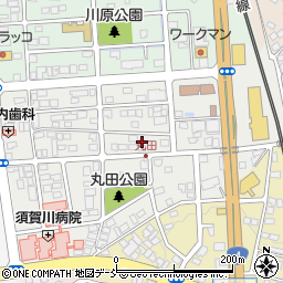 福島県須賀川市丸田町172周辺の地図