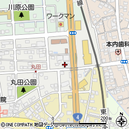 福島県須賀川市丸田町135周辺の地図