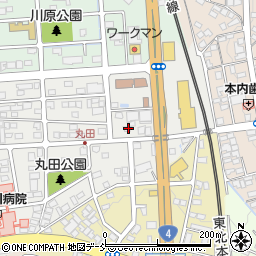 福島県須賀川市丸田町137周辺の地図