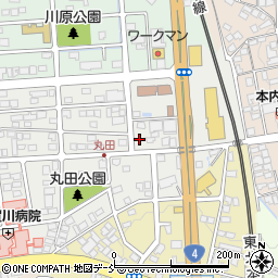 福島県須賀川市丸田町140周辺の地図