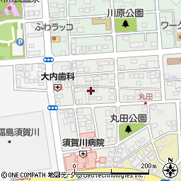 福島県須賀川市丸田町216周辺の地図