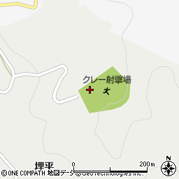 宇津峰射撃場周辺の地図