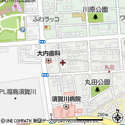 福島県須賀川市丸田町213周辺の地図