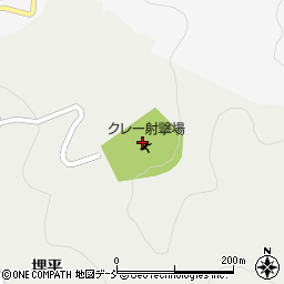 福島中央国際射撃場周辺の地図