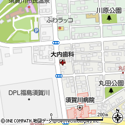 福島県須賀川市丸田町255周辺の地図