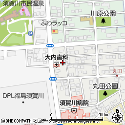 福島県須賀川市丸田町264周辺の地図
