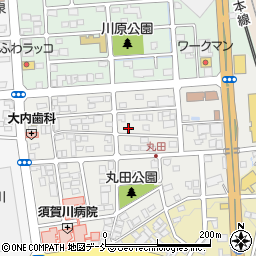 福島県須賀川市丸田町184周辺の地図