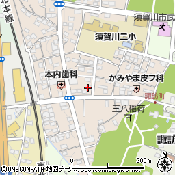 福島県須賀川市弘法坦周辺の地図