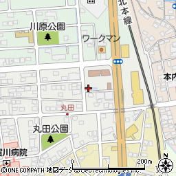 福島県須賀川市丸田町152周辺の地図