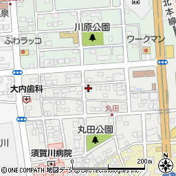 福島県須賀川市丸田町186周辺の地図