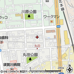 福島県須賀川市丸田町190周辺の地図
