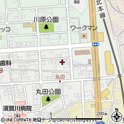 福島県須賀川市丸田町191周辺の地図