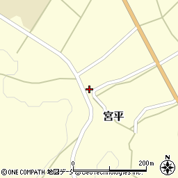 新潟県柏崎市宮平588-1周辺の地図