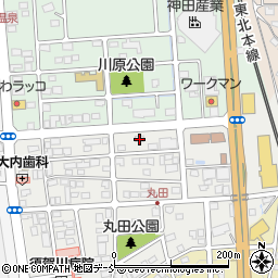福島県須賀川市丸田町202周辺の地図
