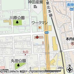 福島県須賀川市丸田町153周辺の地図