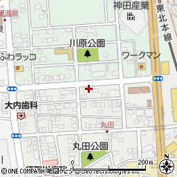 福島県須賀川市丸田町201周辺の地図