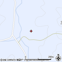 石川県輪島市三井町（内屋三谷）周辺の地図