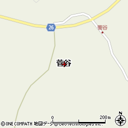 石川県鳳珠郡穴水町菅谷周辺の地図