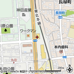 福島マツダ須賀川店周辺の地図